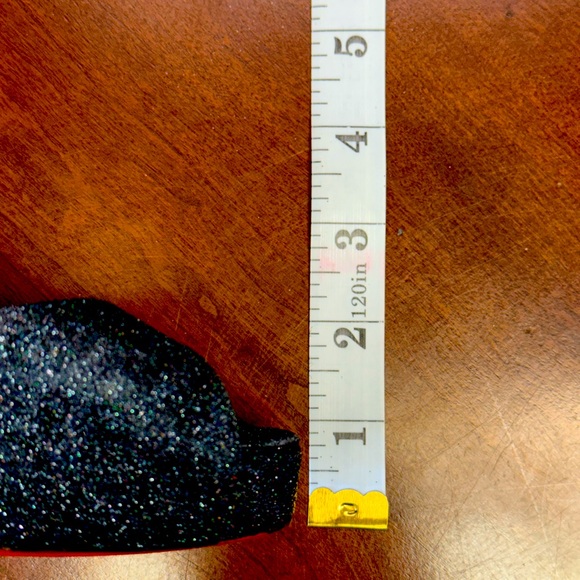 Beautiful Slate Grey Glitter Christian Louboutin Lady Peep Heels EU 38.5 EUC - Picture 10 of 10